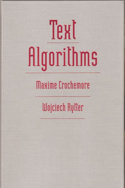 Text Algorithms