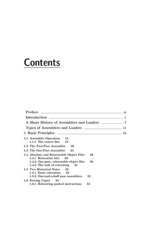 Assemblers And Loaders (1993)