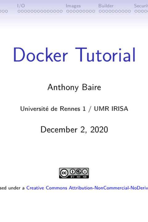 Docker Tutorial