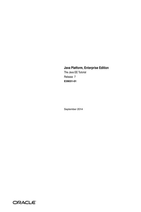 The Java EE7 Tutorial