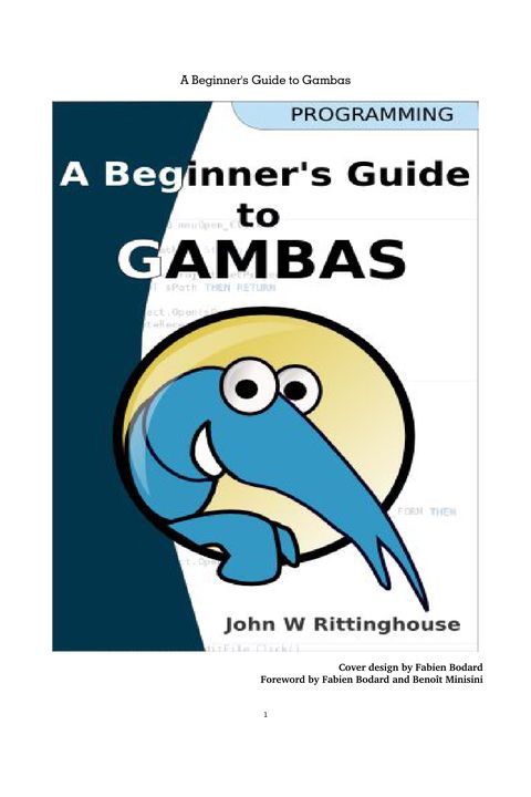 A beginner's guide to Gambas