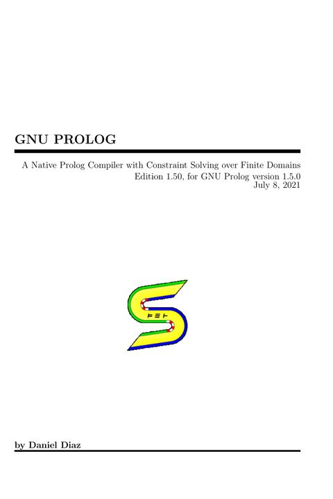 GNU Prolog Manual