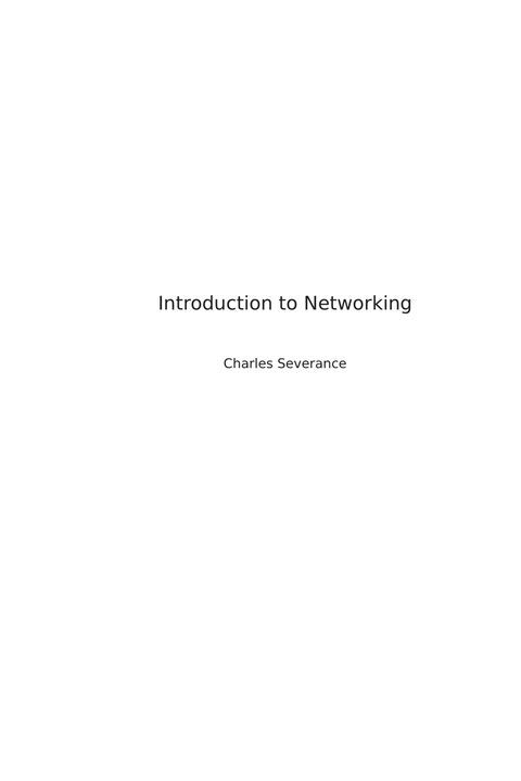 Introduction to Networking