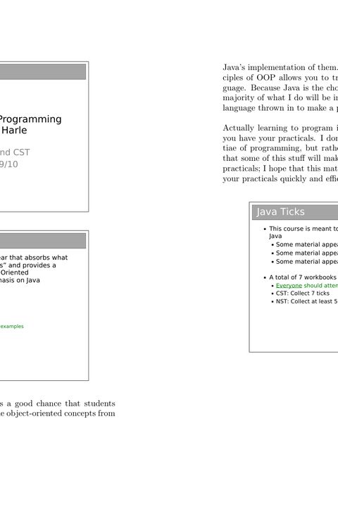 Object Oriented Programming