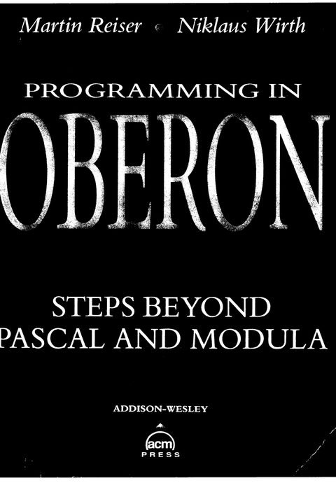 Programming in Oberon