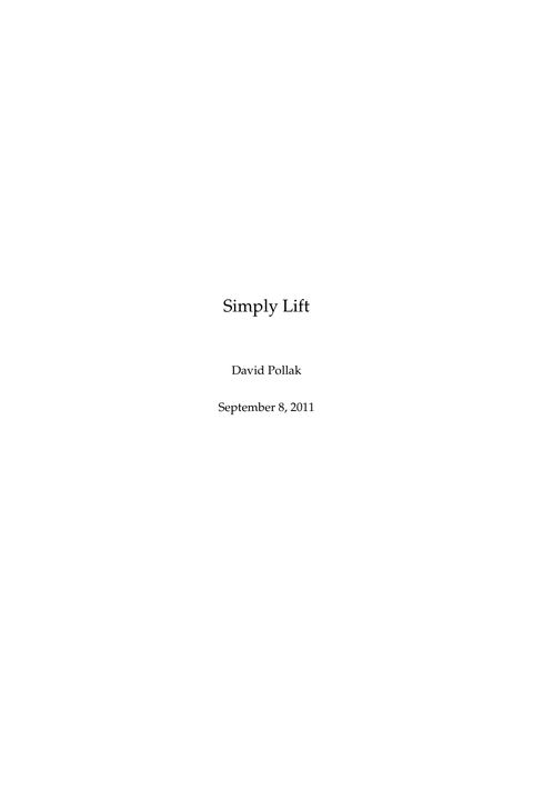 Simply Lift