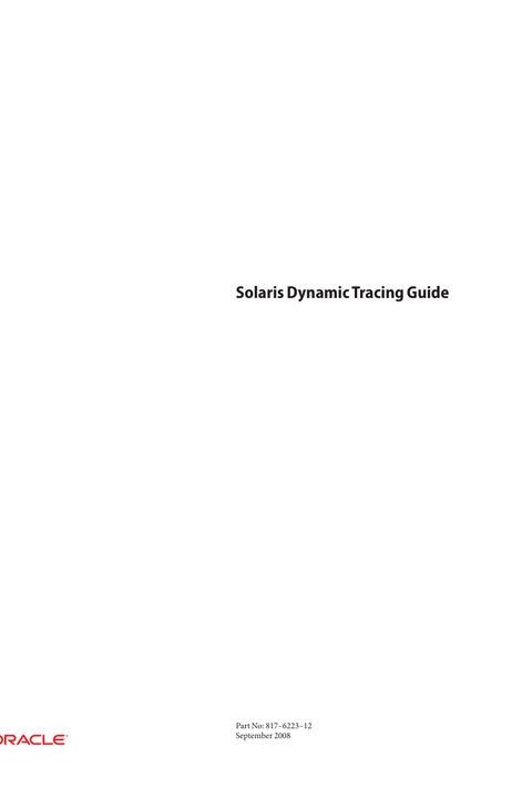 Solaris Dynamic Tracing Guide